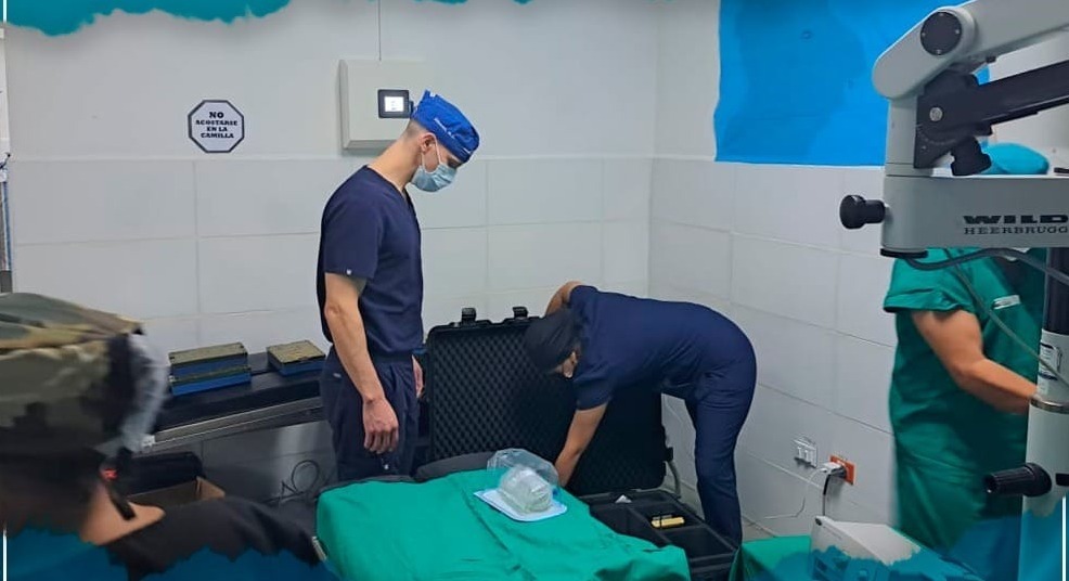 La ARSA facilita ingreso de la Brigada Médica Oftalmológica que beneficiará a pacientes del Hospital San Felipe